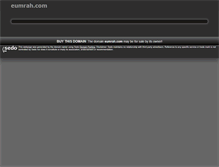 Tablet Screenshot of eumrah.com